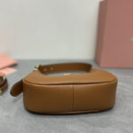 Miumiu Leather Hobo Bag 5BC161 Coffee